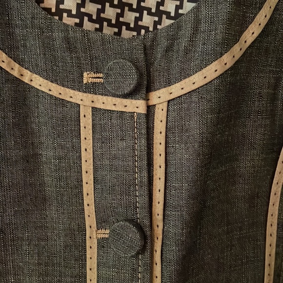 Italian cotton Denim-like blazer 7808 size 42 EU (medium in Canada) - Picture 7 of 8